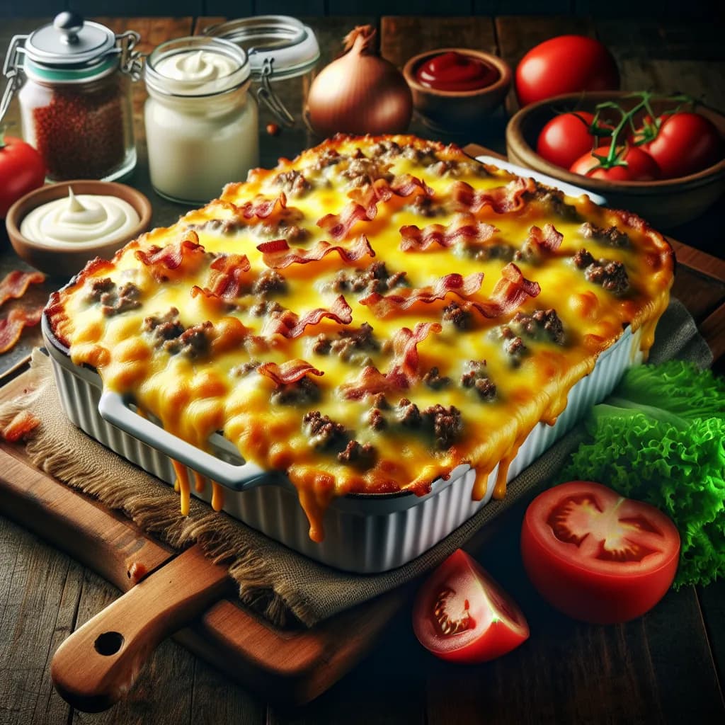 Bacon Cheeseburger Casserole