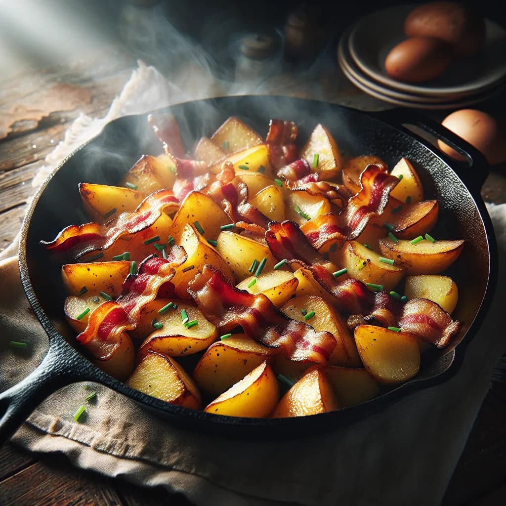 Bacon and Potato Breakfast Skillet