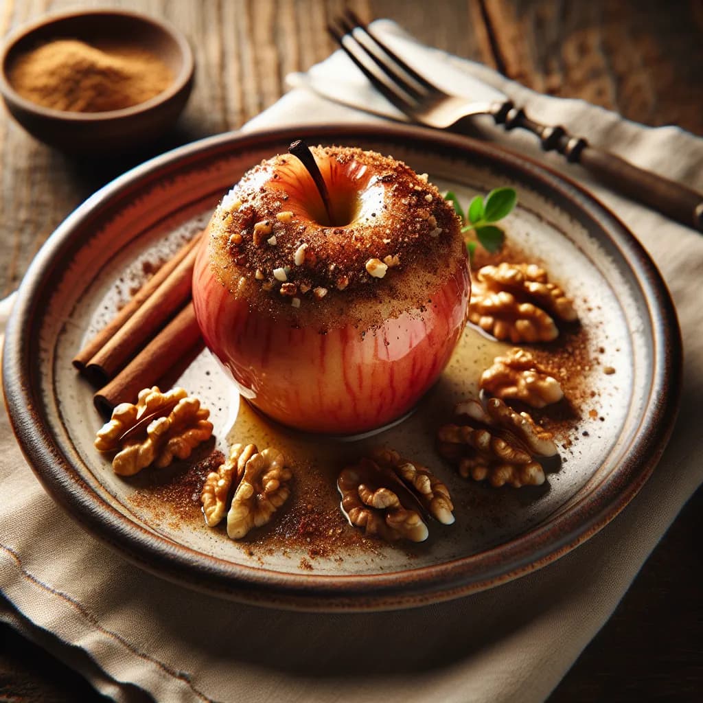 Baked Apple with Cinnamon