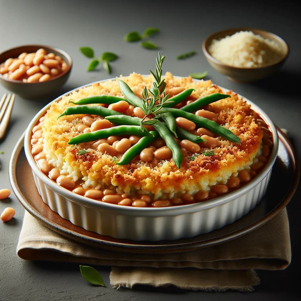 Baked Bean and Rice Casserole