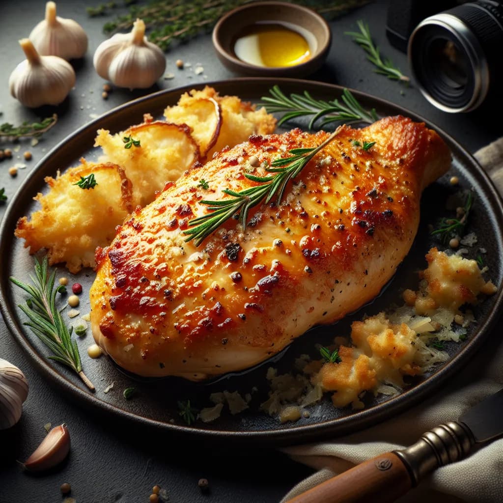 Baked Garlic Parmesan Chicken Breast