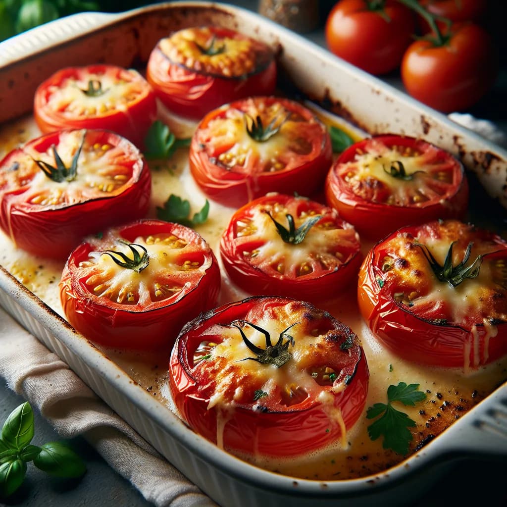 Baked Parmesan Tomatoes