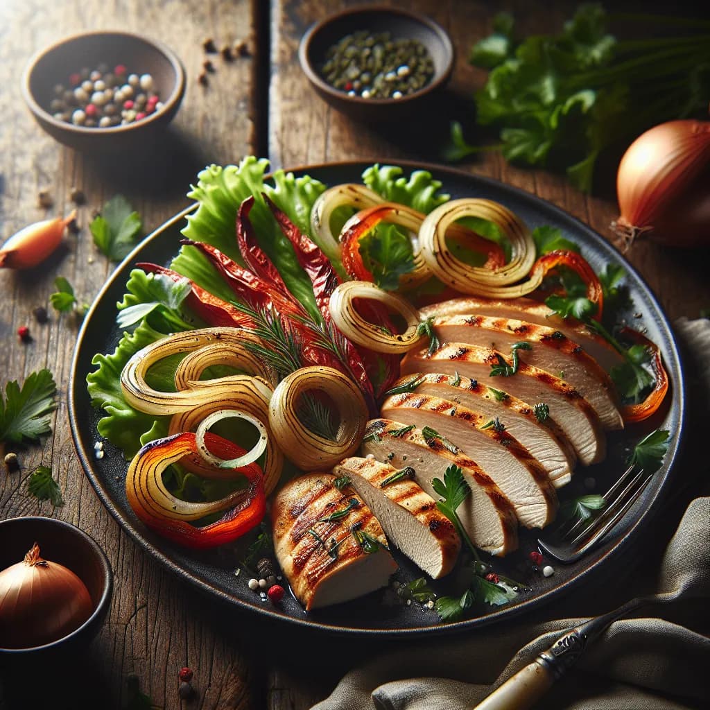 Baked Turkey Flats with Vegetables