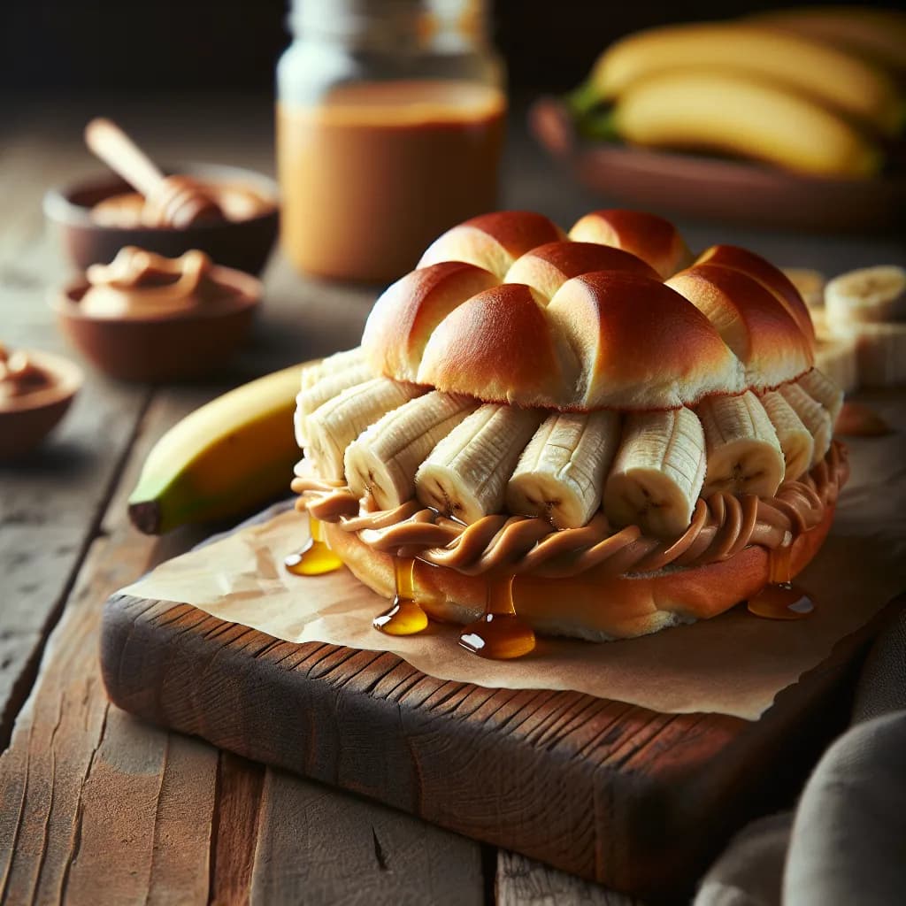 Banana Bun Sandwich