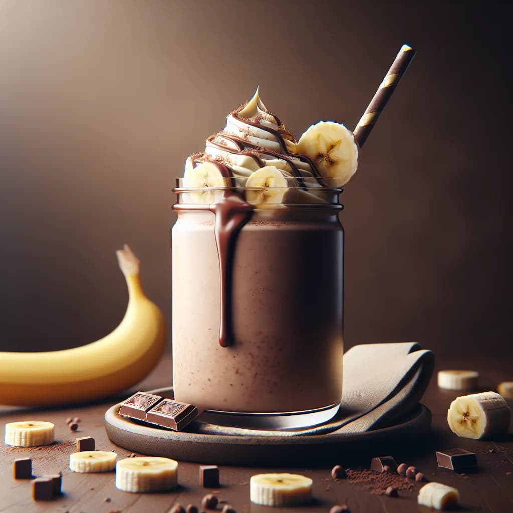 Banana Chocolate Milkshake