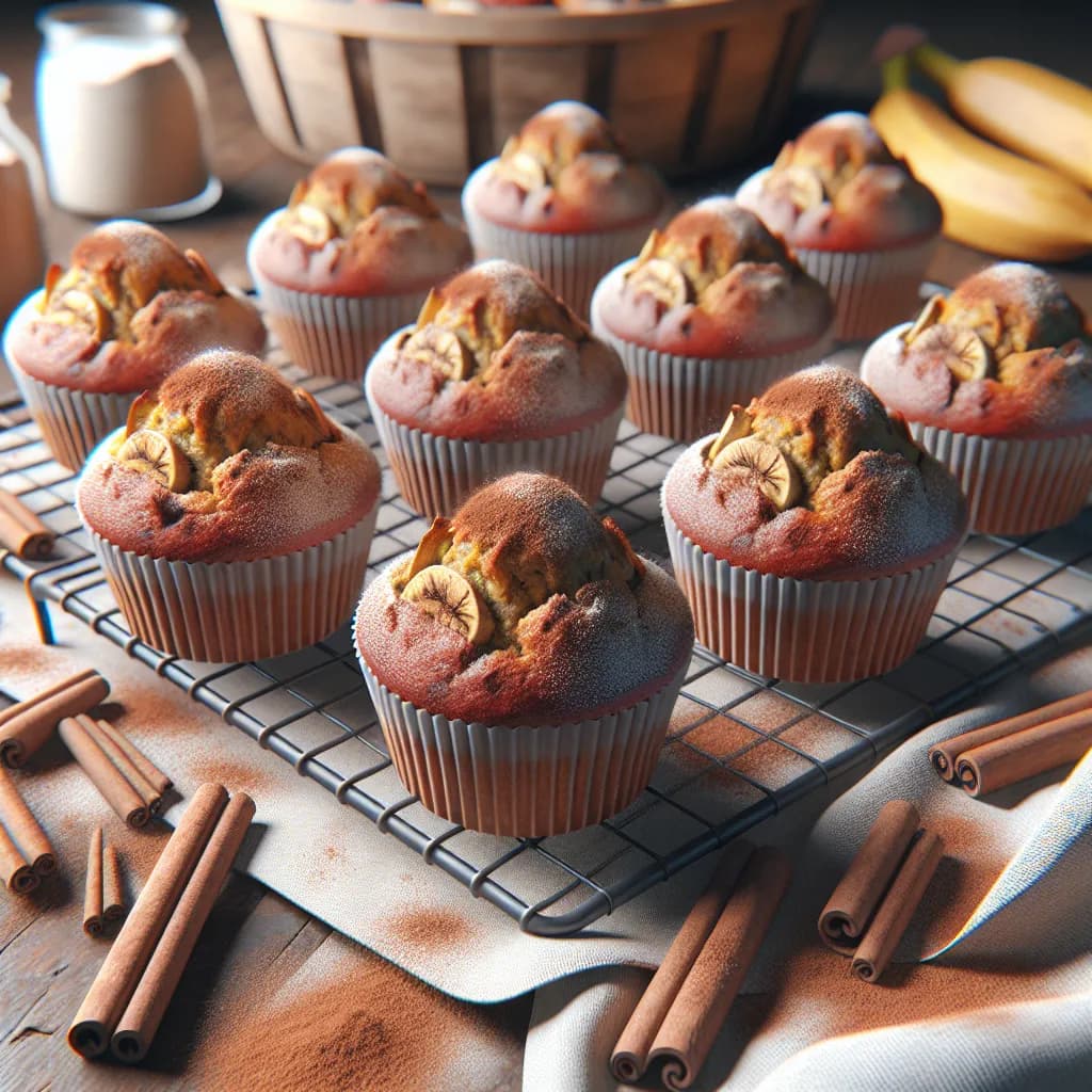 Banana Cinnamon Muffins