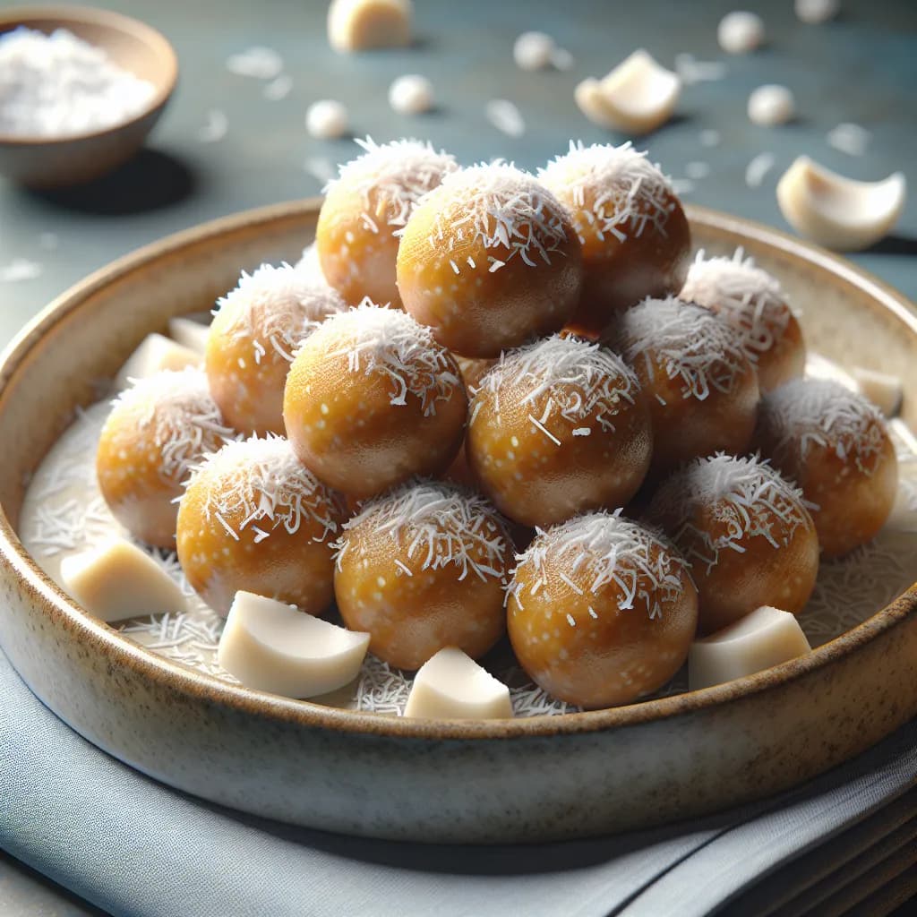 Banana Coconut Ladoo