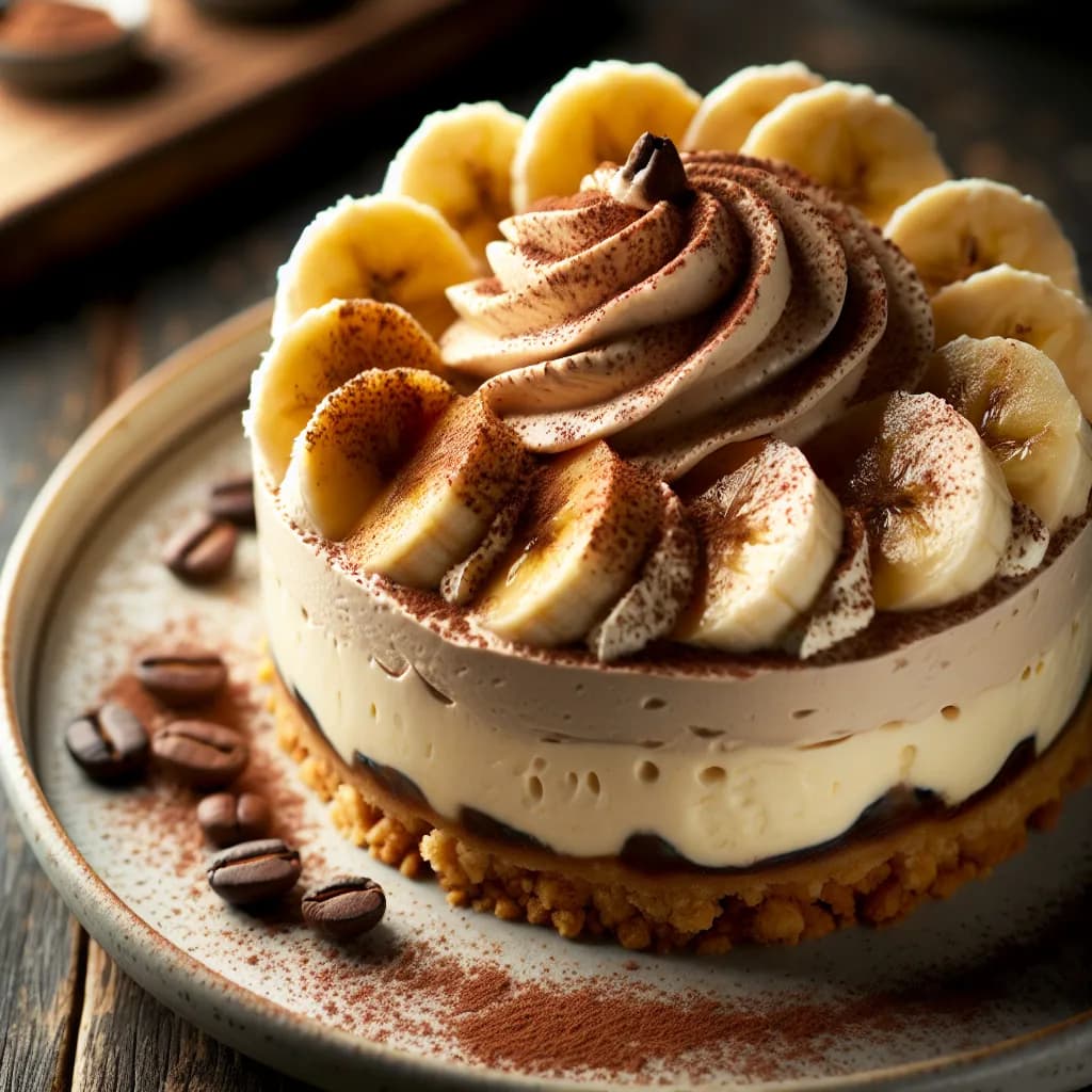 Banana Coffee Cream Cheese Dessert