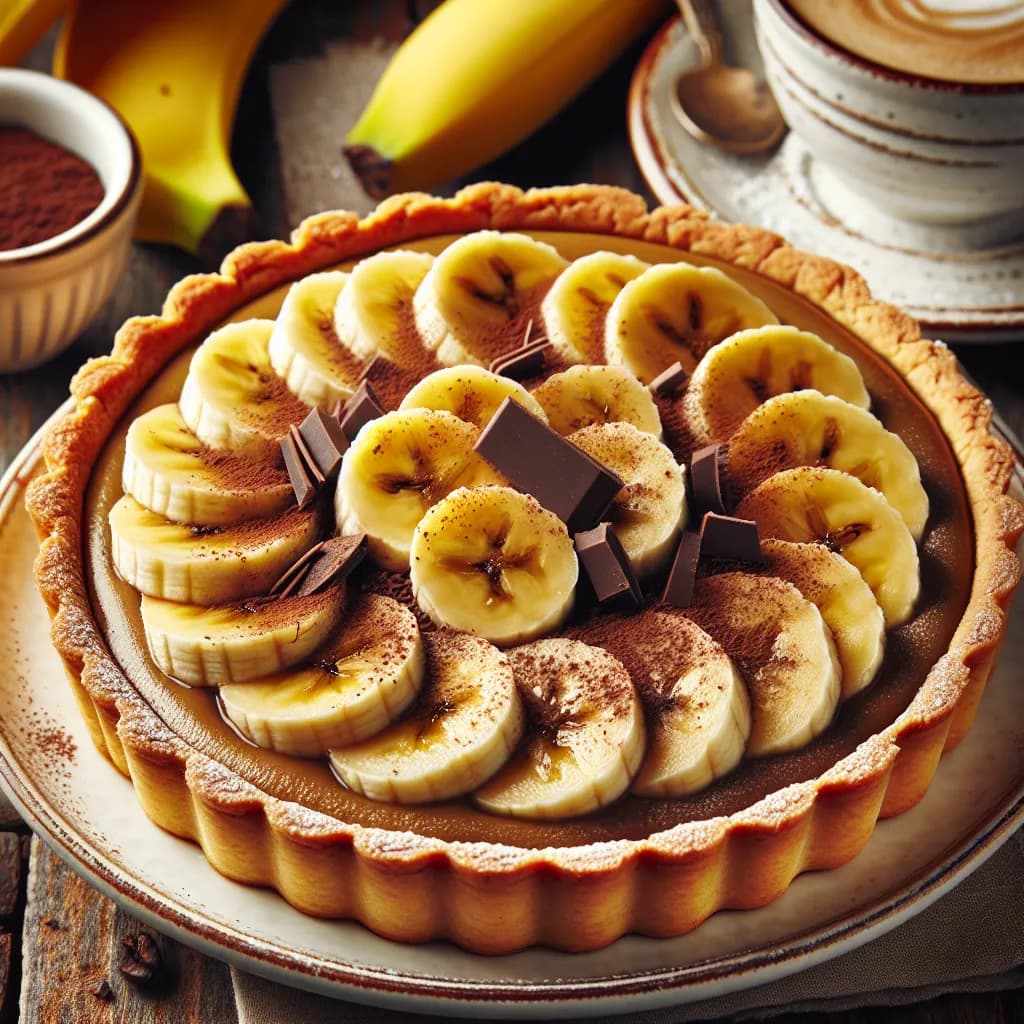 Banana Coffee Tart