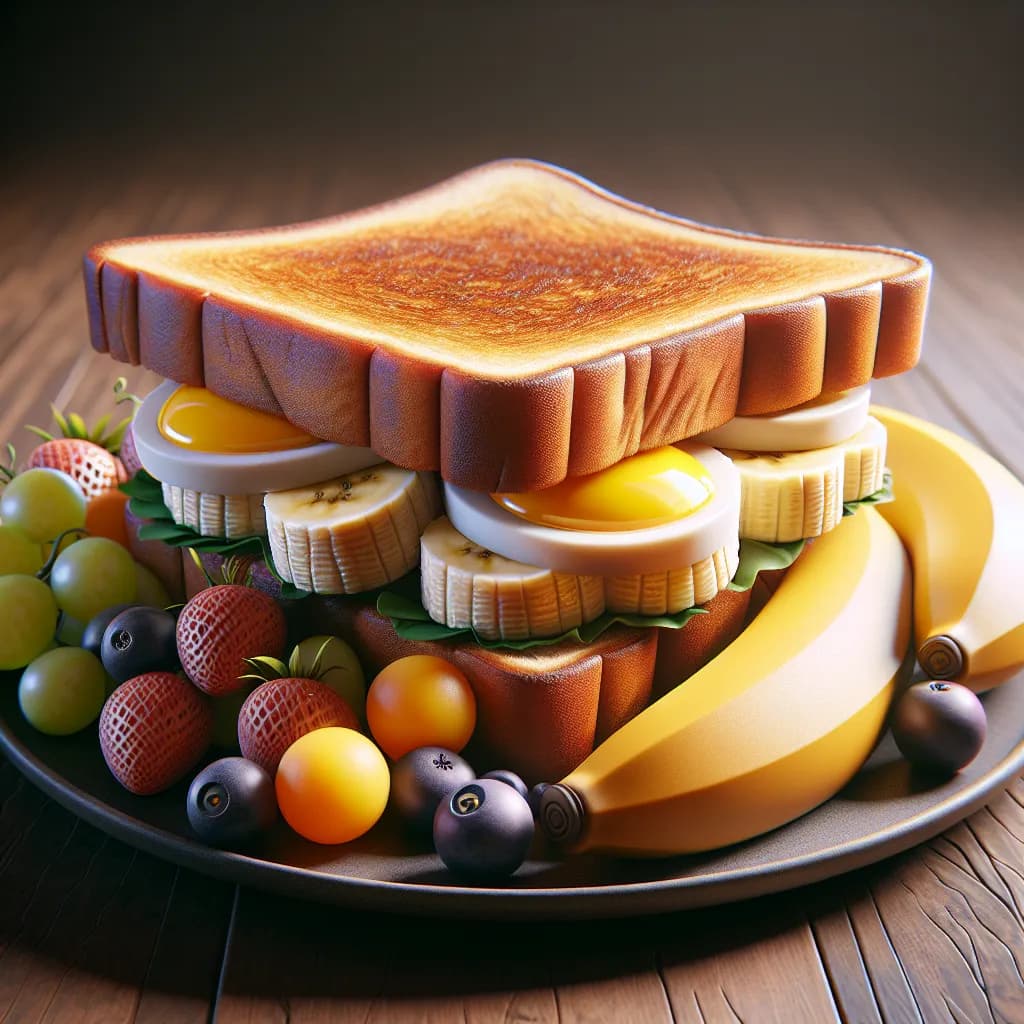 Banana Egg Sandwich