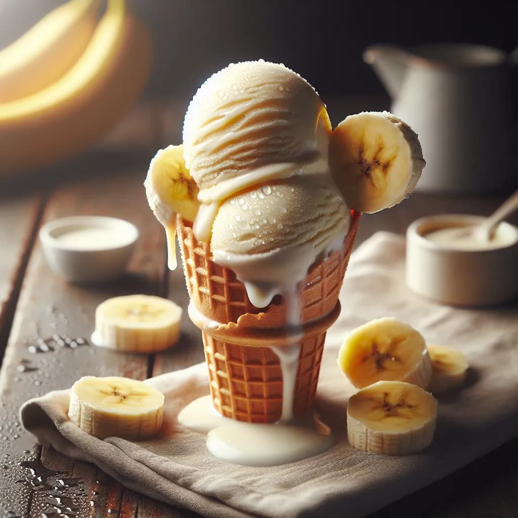 Banana Milk Ice Cream