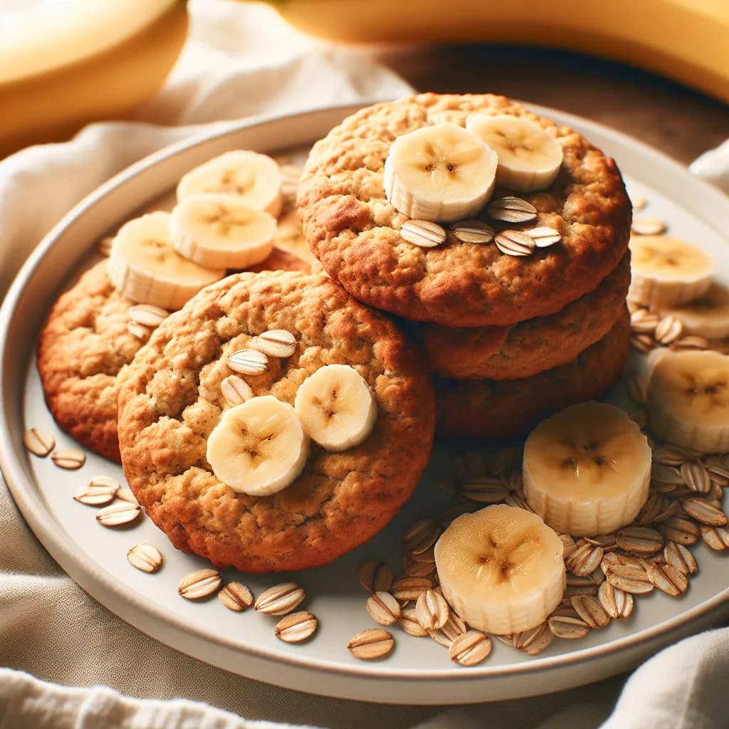 Banana Oat Biscuits