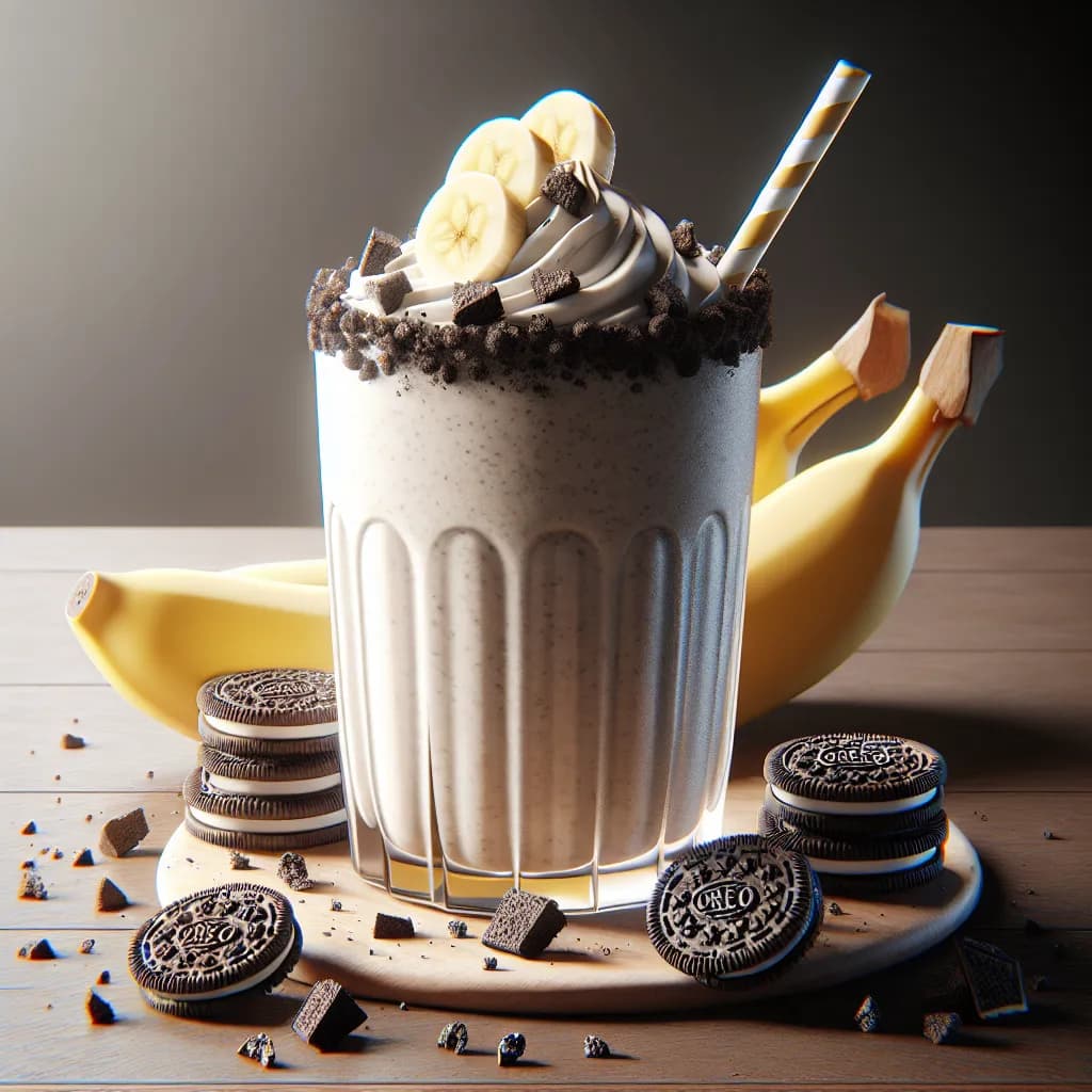 Banana Oreo Milkshake