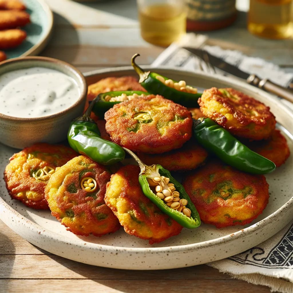 Banana Peppers Fritters