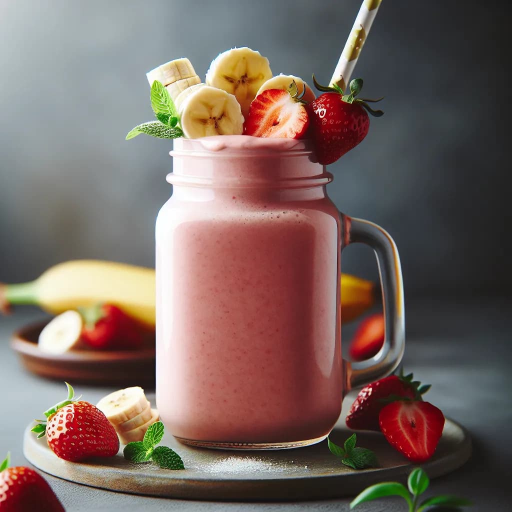 Banana Strawberry Smoothie