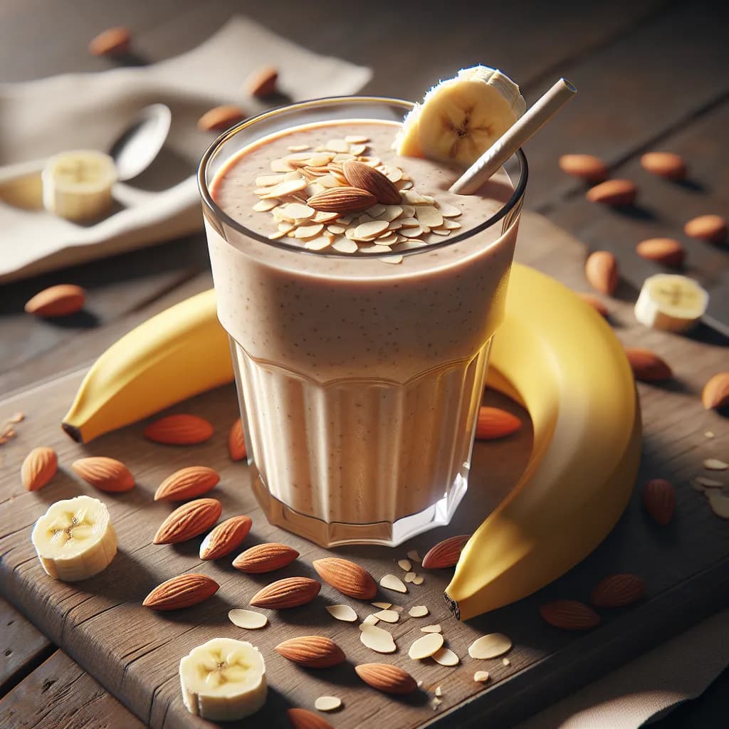 Banana and Almond Smoothie