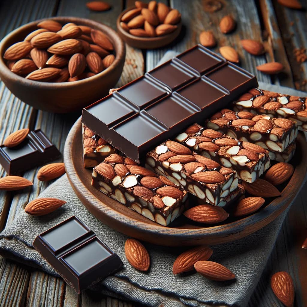 Barres Énergétiques aux Amandes et Chocolat Noir