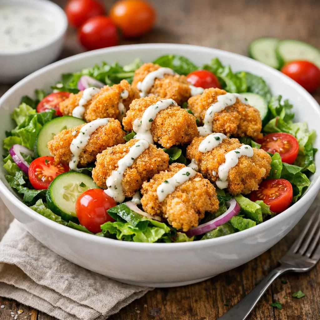 Beaumont Catfish Nugget Salad