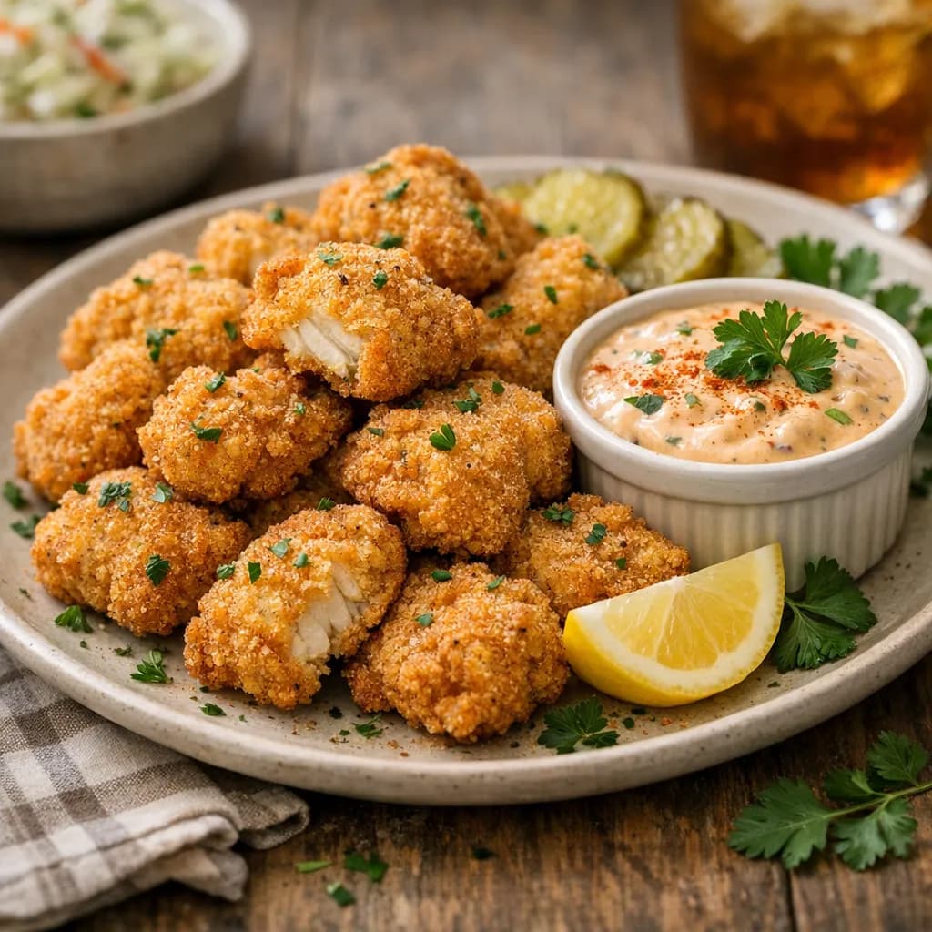 Beaumont Catfish Nuggets with Spicy Remoulade