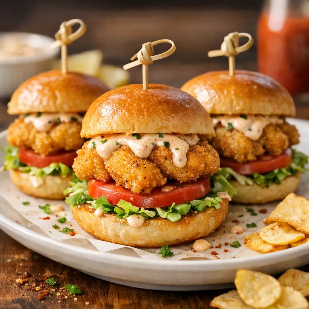 Beaumont Catfish Po' Boy Sliders
