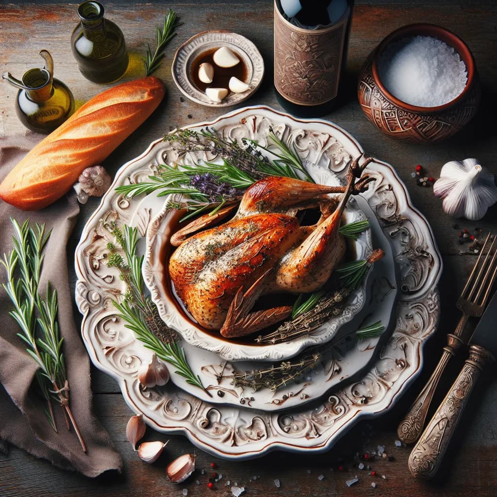 Beccaccia al Forno con Erbe Aromatiche