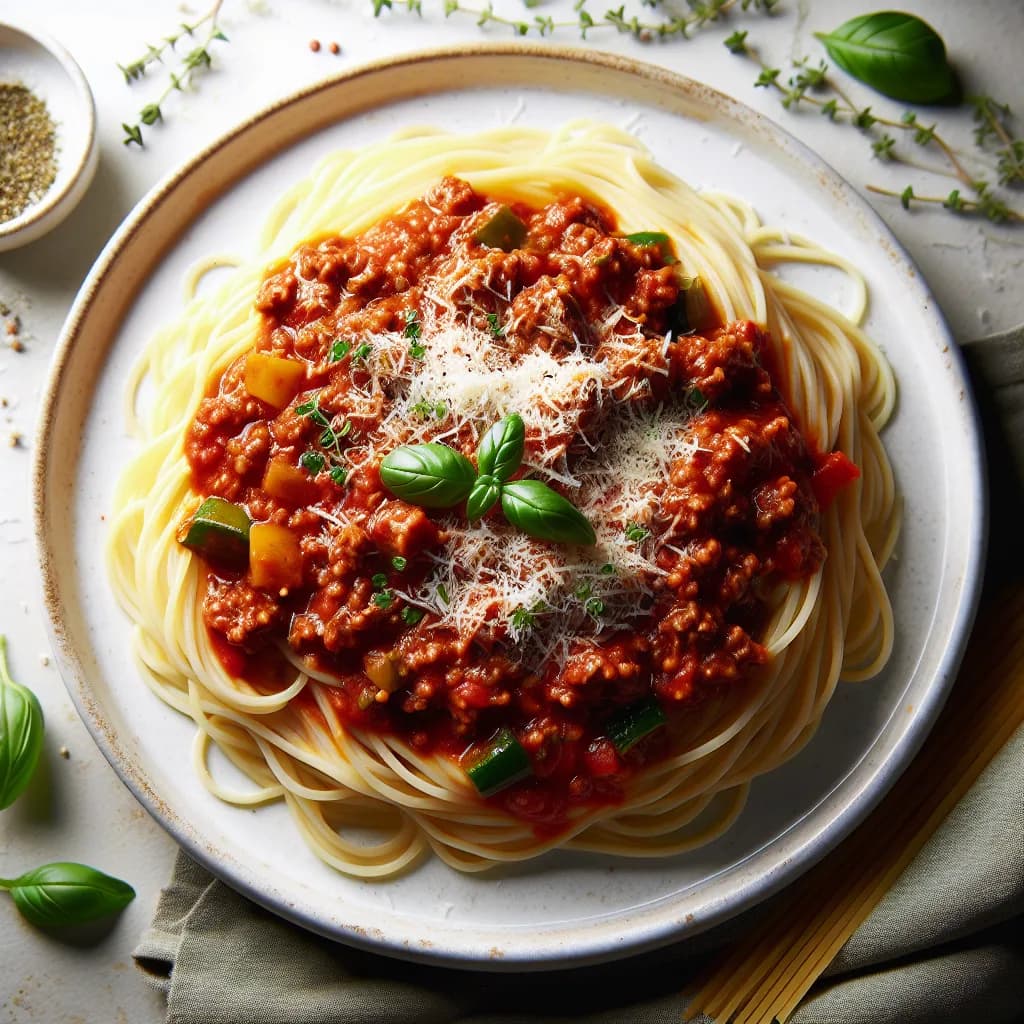Beef Bolognese with Spaghetti
