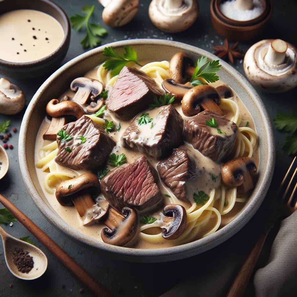 Beef Stroganoff