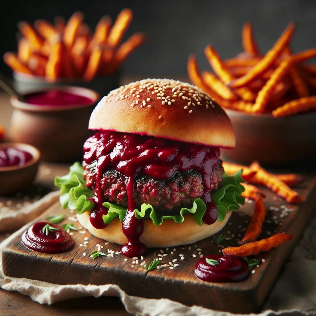 Beef and Beet Burgers