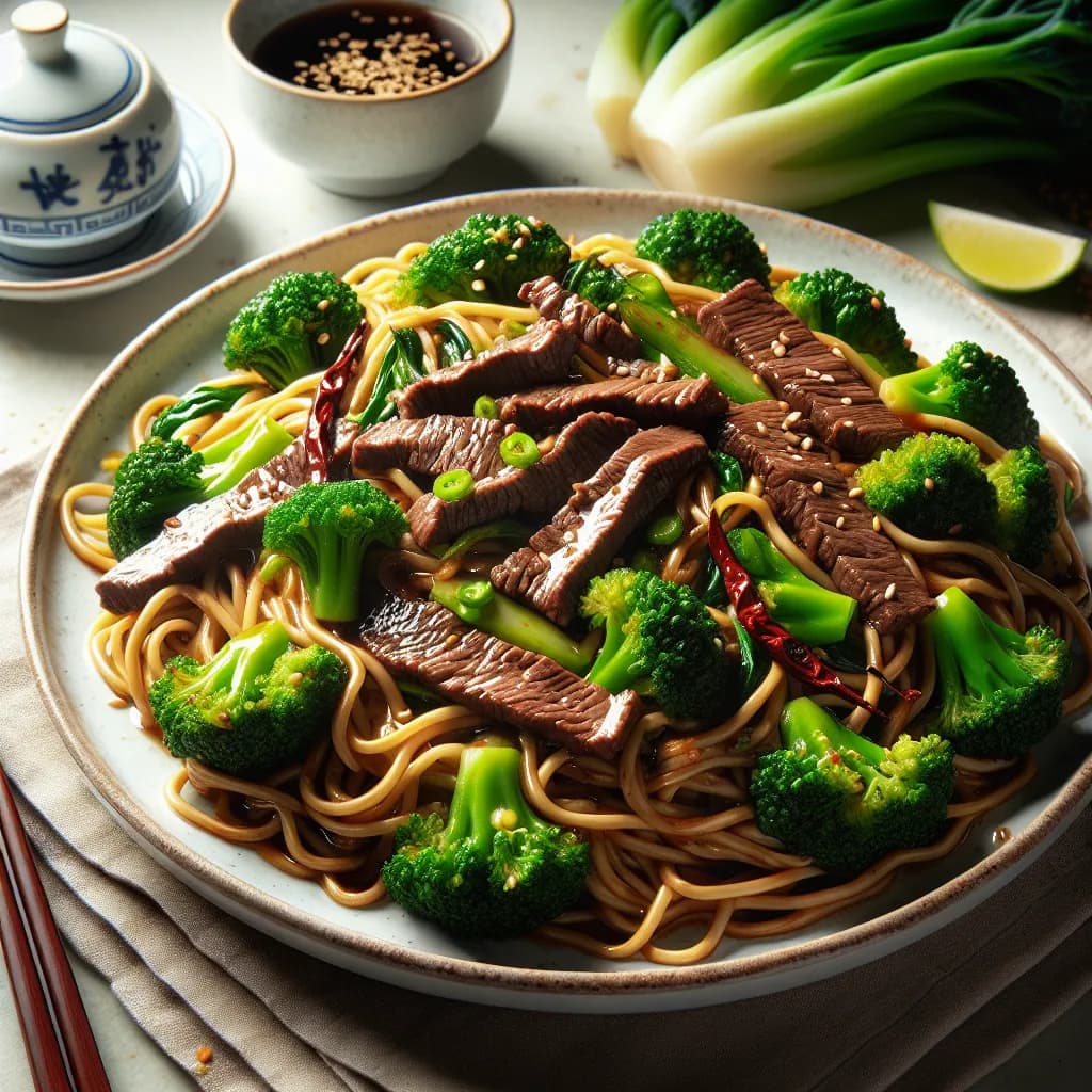 Beef and Broccoli Lo Mein