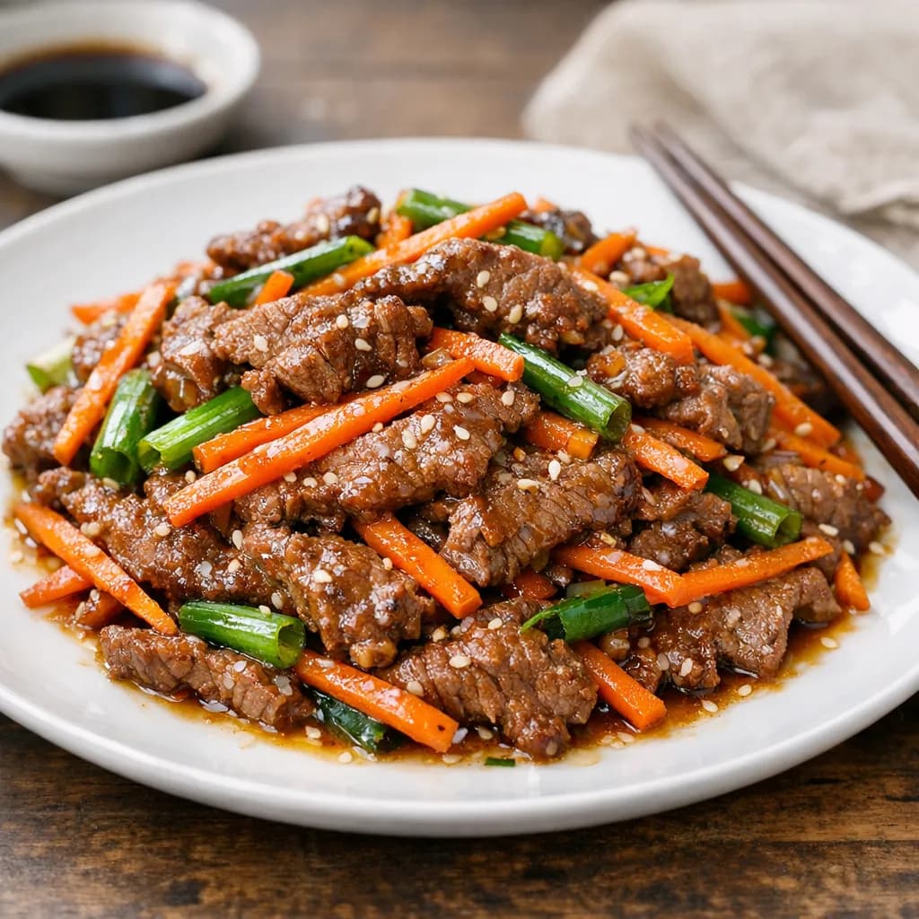 Beef and Carrot Stir-Fry