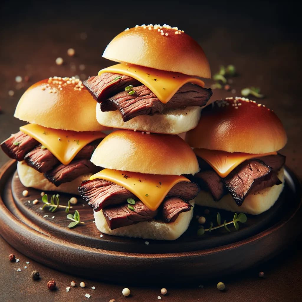 Beef and Cheese Sliders