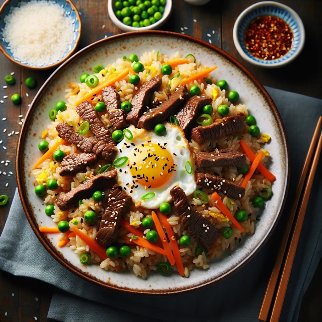 Beef and Egg Fried Rice