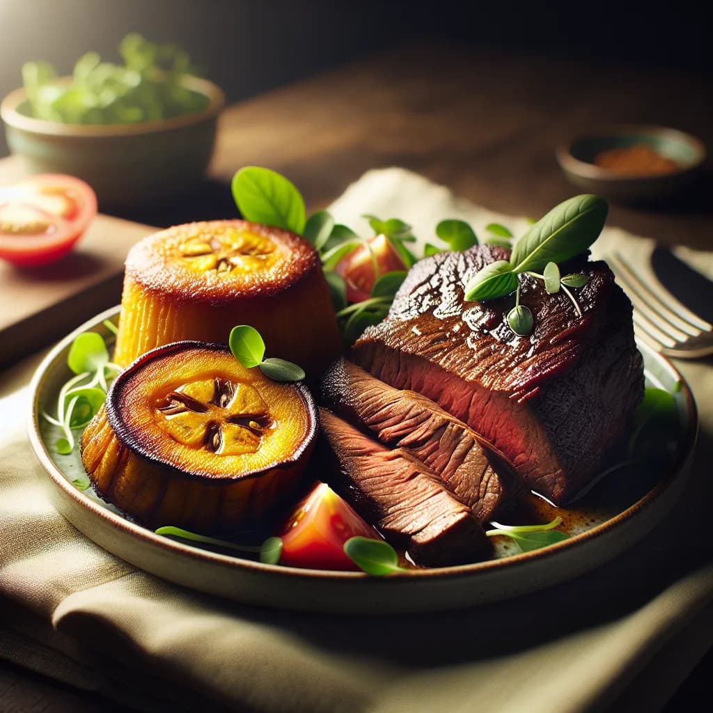 Beef and Plantain Cake