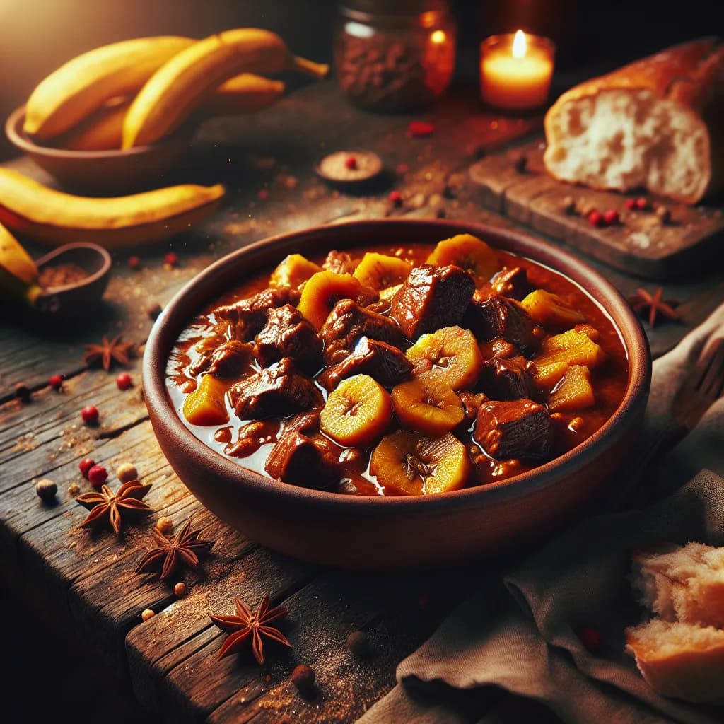 Beef and Plantain Stew