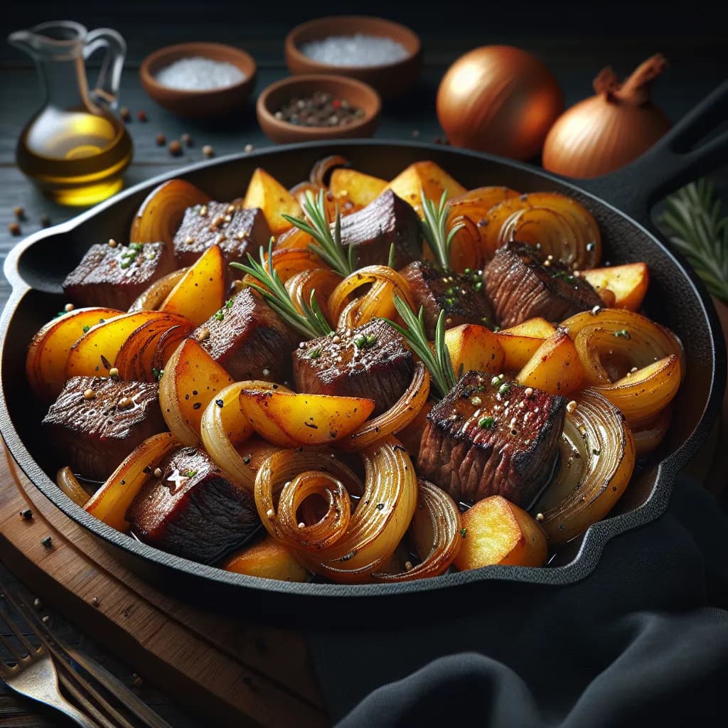 Beef and Potato Skillet