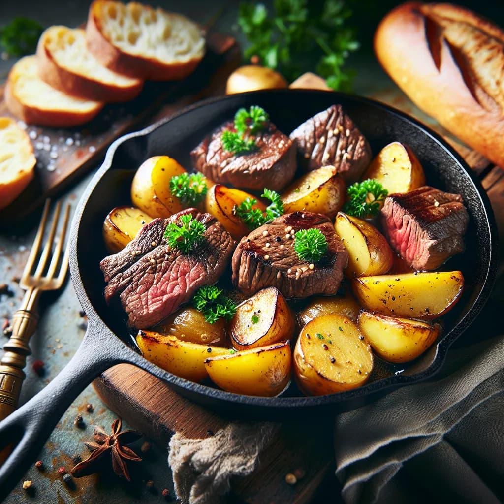 Beef and Potato Skillet