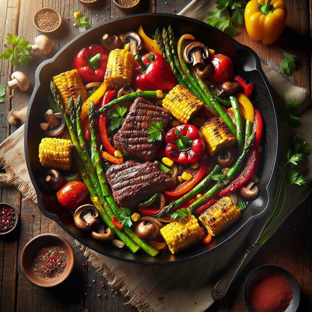 Beef and Vegetable Skillet