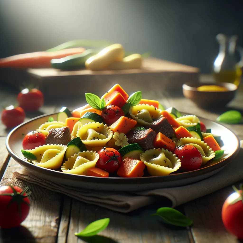 Beef and Vegetable Tortelloni