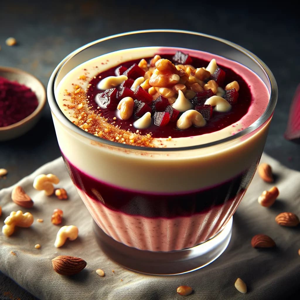 Beetroot and Jaggery Pudding