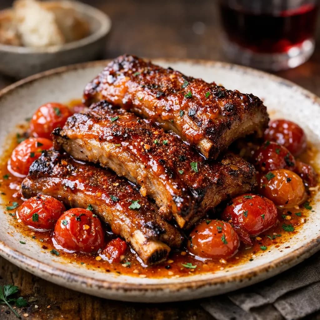 Bella Ribs con Pomodorini e Burro