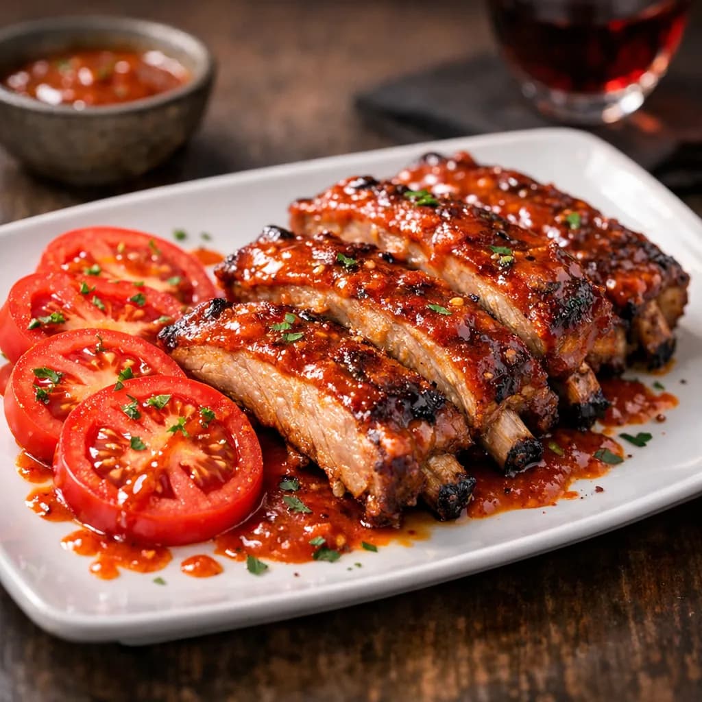 Bella Ribs con Salsa di Pomodoro e Senape