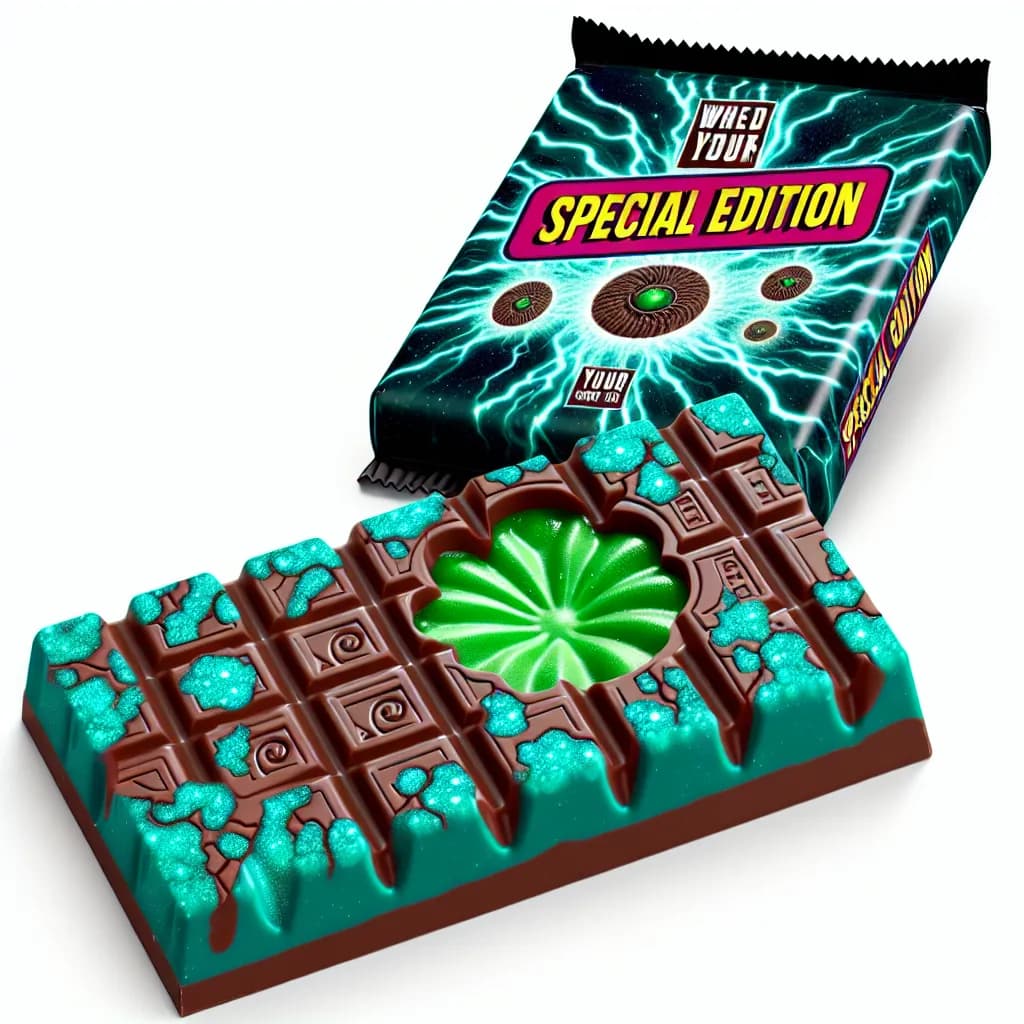 Ben 10 Reboot Chocolate Bars with Omnitrix Filling - Shock Rock Edition