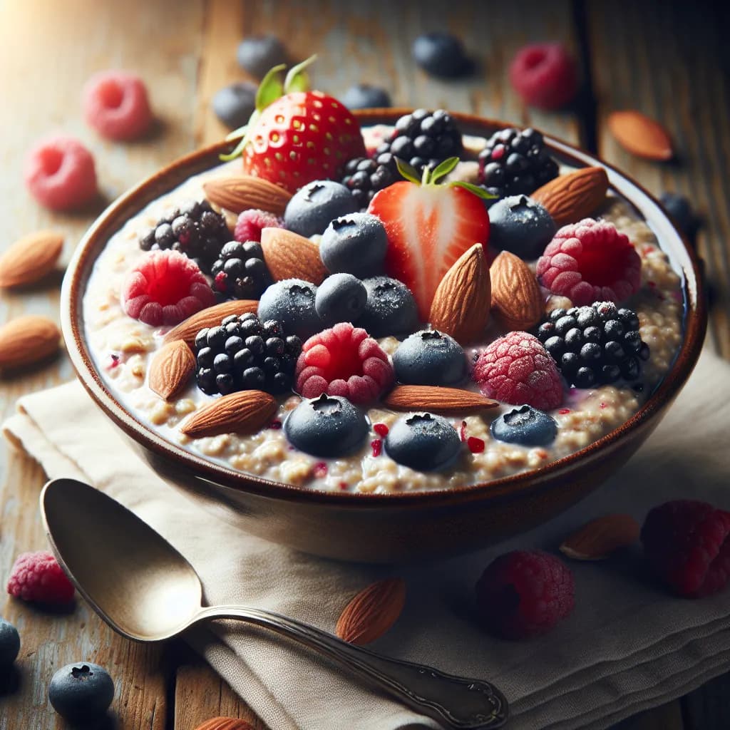 Berry Almond Oatmeal