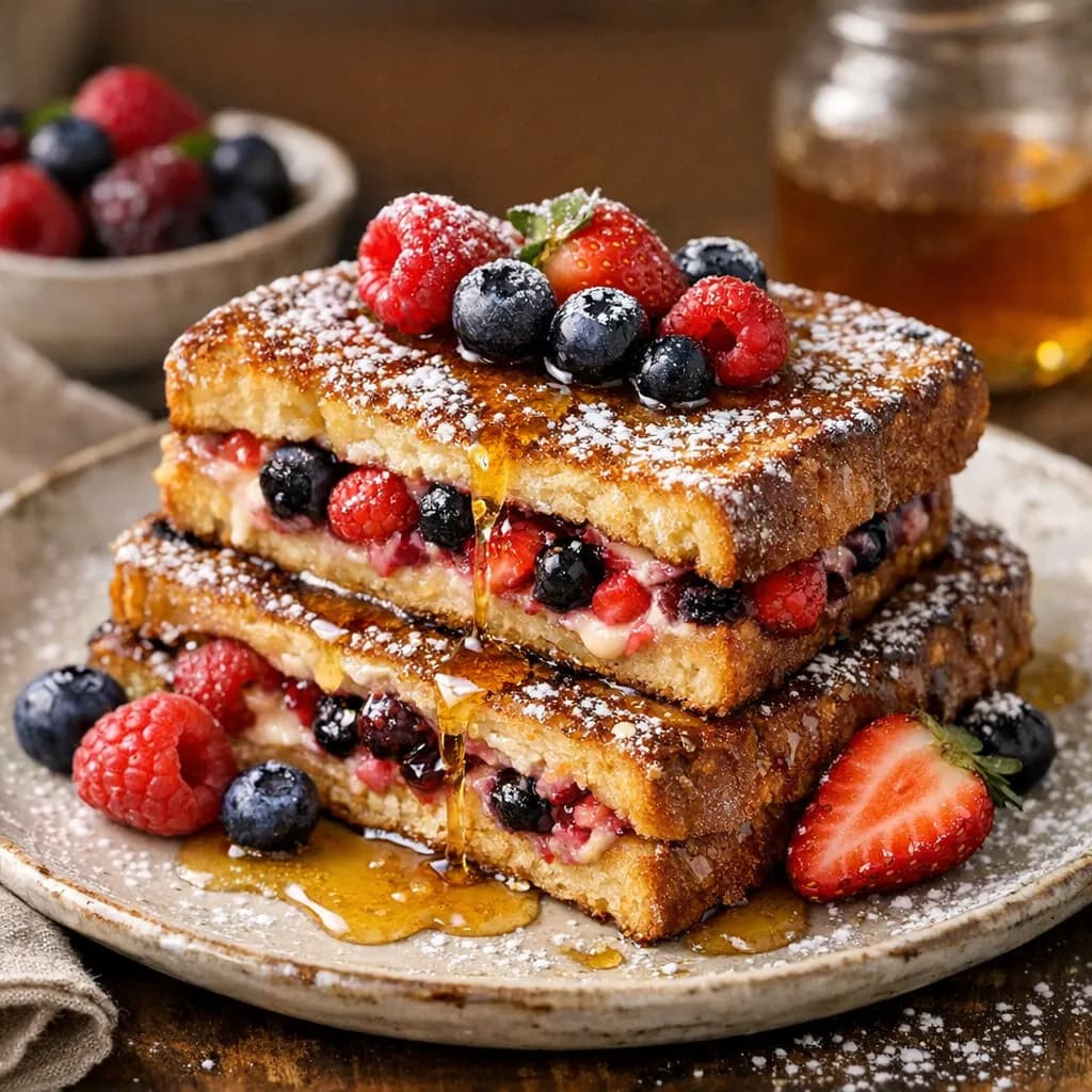 Berry Stuffed French Toast