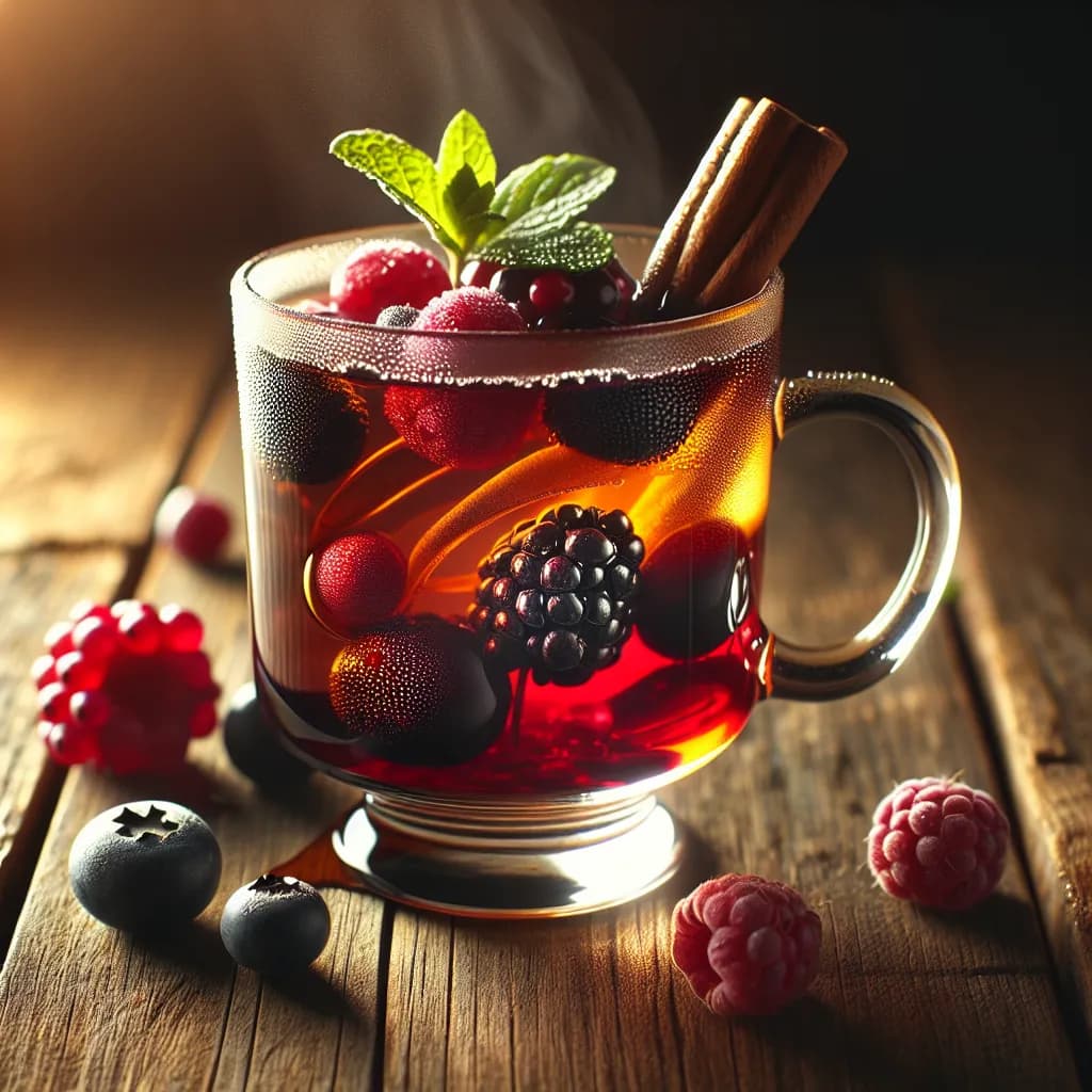 Berry-Infused Hot Toddy