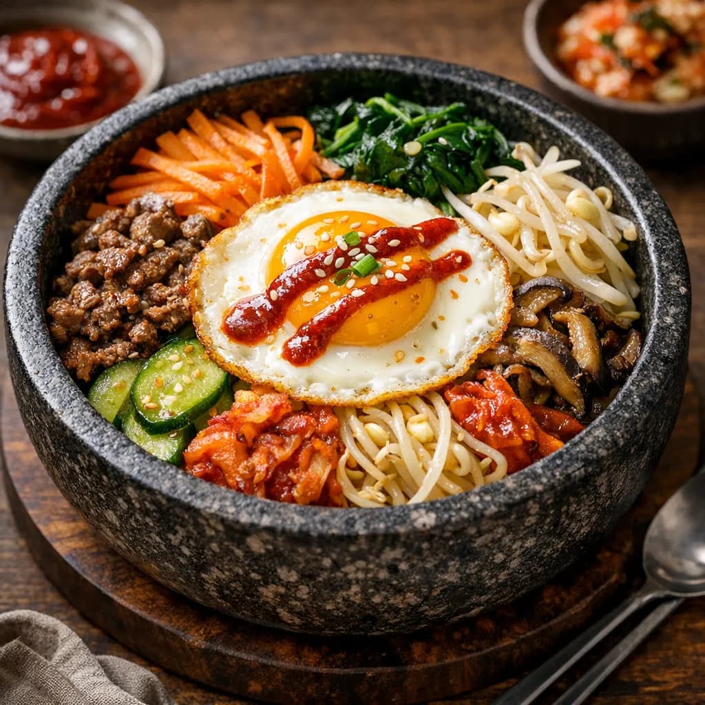 Bibimbap (Korean Mixed Rice Bowl)