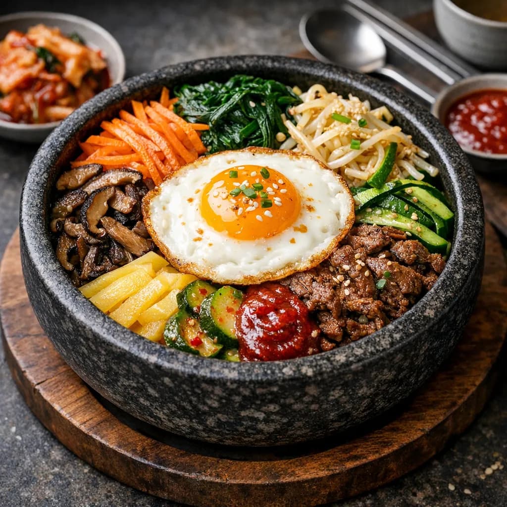 Bibimbap (Korean Mixed Rice Bowl)