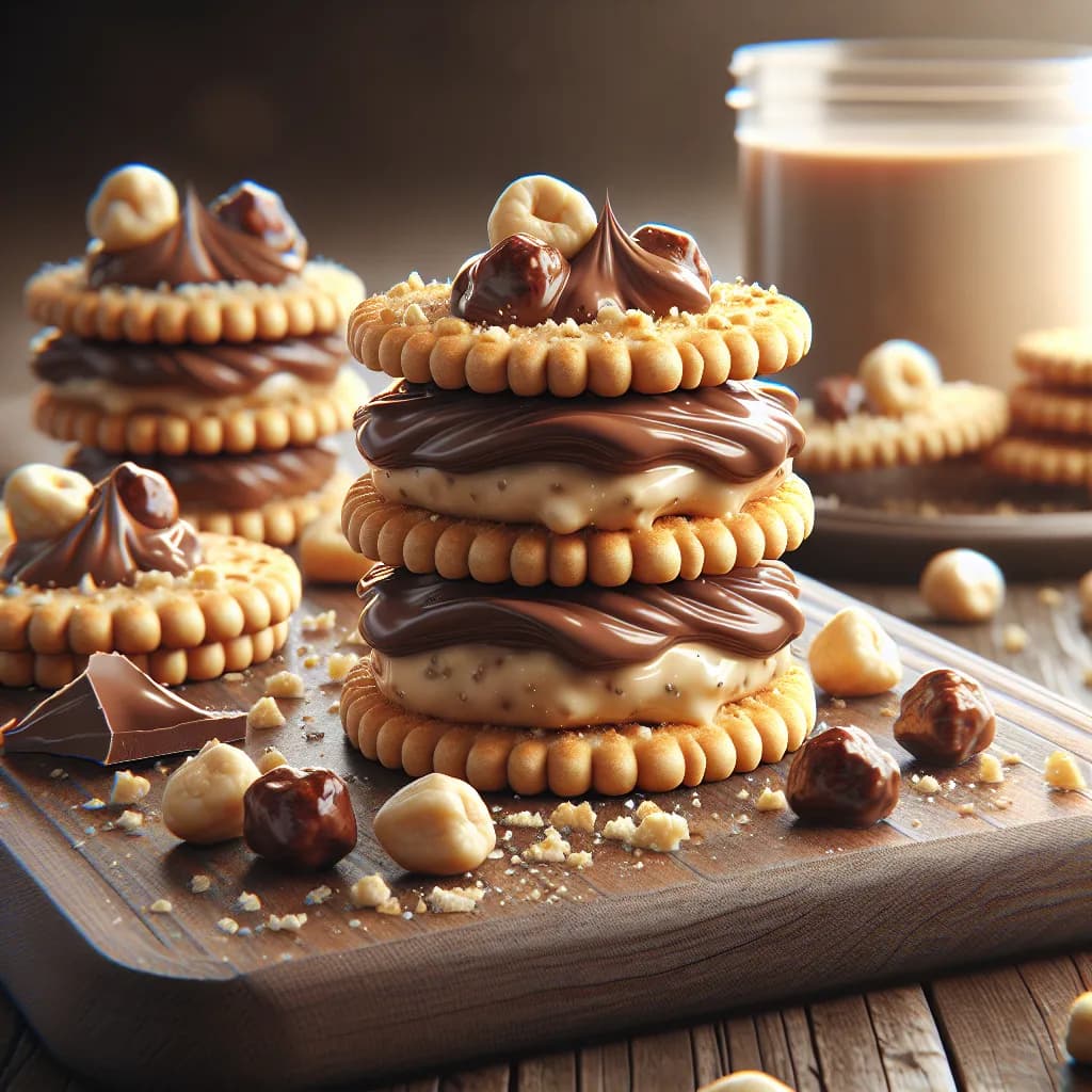 Biscotti Senza Cottura alla Nutella