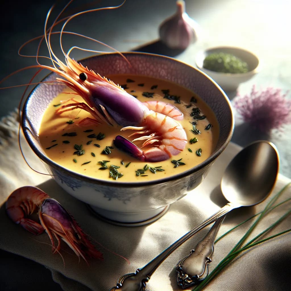 Bisque di Gamberi Viola
