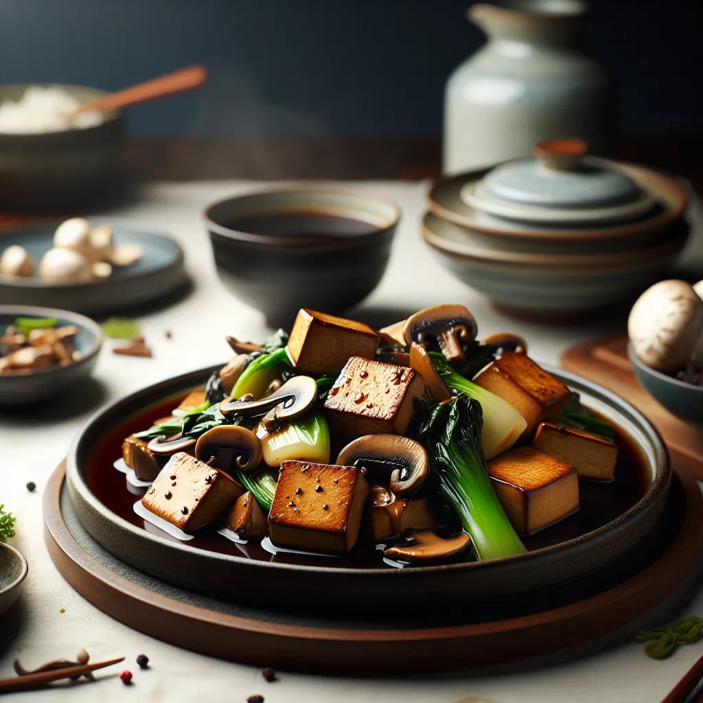 Black Bean Paste Tofu